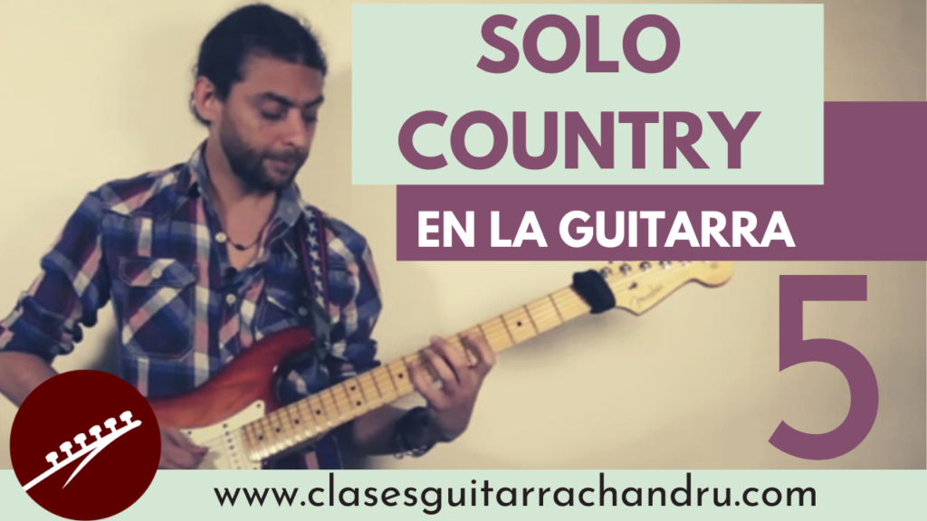 solo country en la guitarra