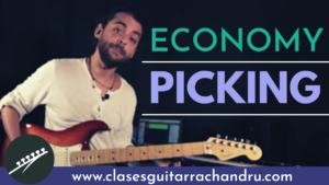 Economy picking en la guitarra